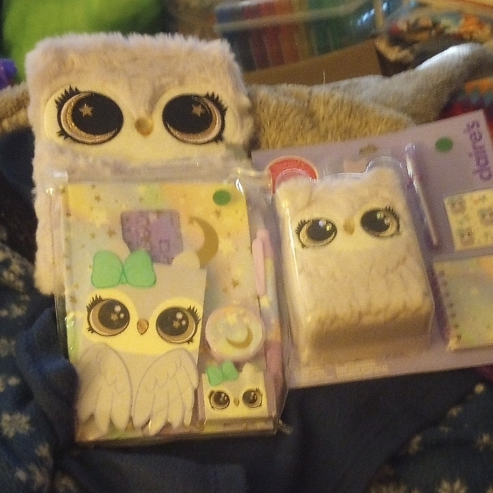 Claire's Owl Stationery Set